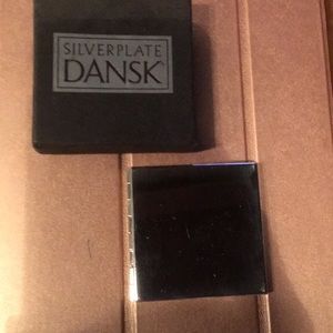 Dansk Silver plate Heart Photo Case